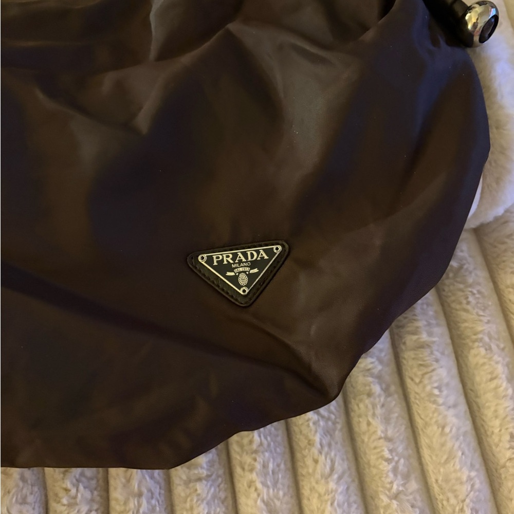 Prada Dark Brown Hobo Bag - Picture 3 of 5